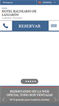 Mobile Screenshot of hotelbalneariolanjaron.com
